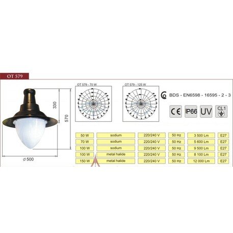 Straßenbeleuchtungsmasten 'C1-L2_H/500cm'