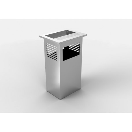 Metal litter bin 'MKP.11.01 / 55L'