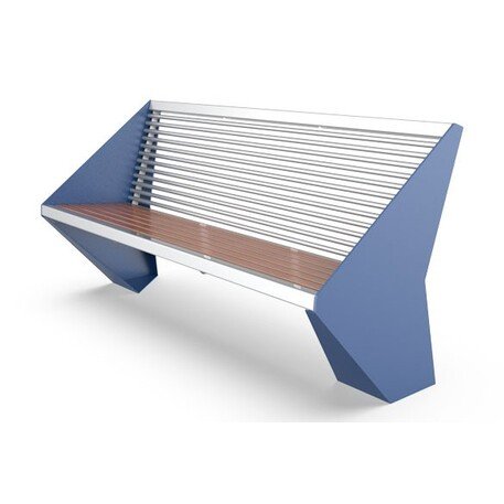 Metal bench 'Letter / 001273'