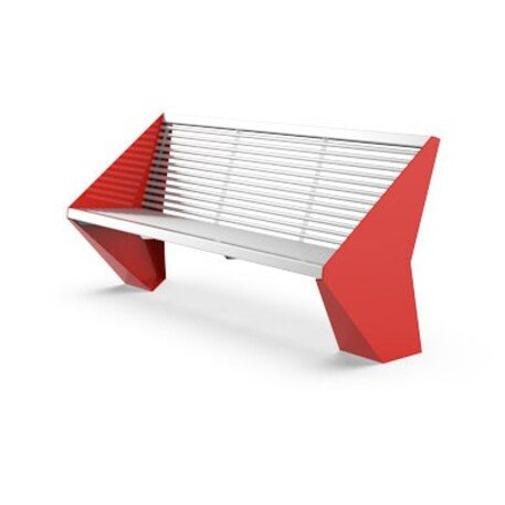 Metal bench 'Letter / 001274'