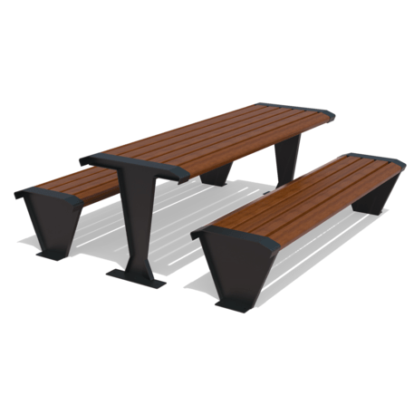 Metal bench + table '483'