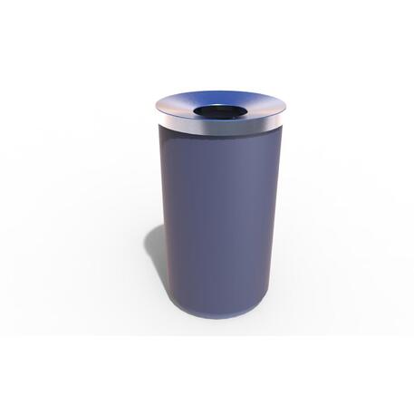 Metal litter bin 80L 'STF/21-07-08MDL'