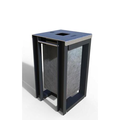 Metal litter bin 'STF/23-07-11_01MDL'