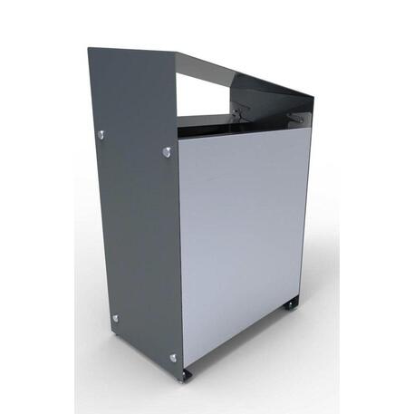 Metal litter bin 'STF/20-07-24_01MDL'