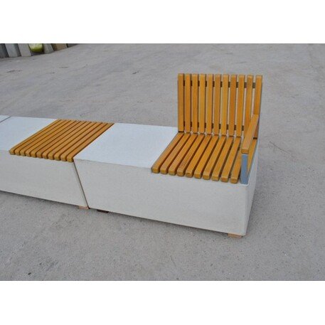 Concrete bench 'BR/LB031BO/BA/MDL'