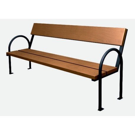 Metal bench 'ALDER_BD/L201/MDL'