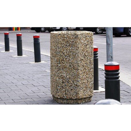 Concrete litter bin '44xH/70cm / 45L'