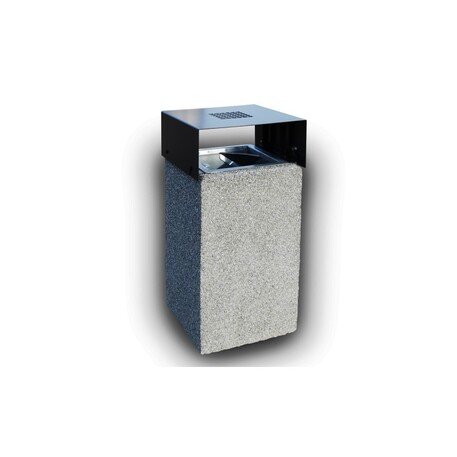 Lauko / Vidaus betoninė šiukšliadėžė '45x45x80/100cm / 70L'
