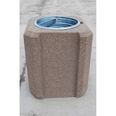 Concrete litter bin '58xH/70cm / 70L'