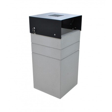 Abfallbehälter aus Beton '60x60x80cm / 70L'