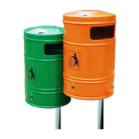 Metal litter bin 'BS/KU033 / 30L'