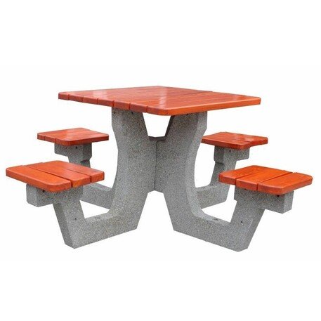 Concrete bench + table 'BR/SG045/MDL'