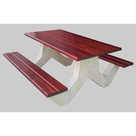 Concrete bench + table 'BR/SG049/MDL'