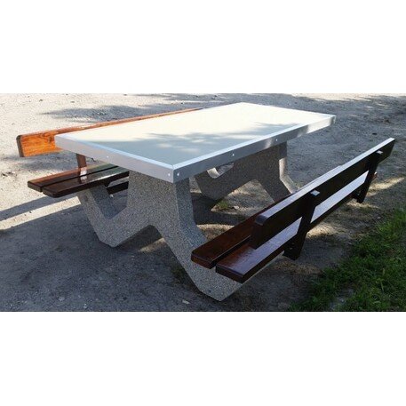 Concrete bench + table 'BR/SG050/MDL'