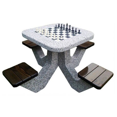 Betoninis šachmatų stalas su suolais 'BDS/SG017/MDL'