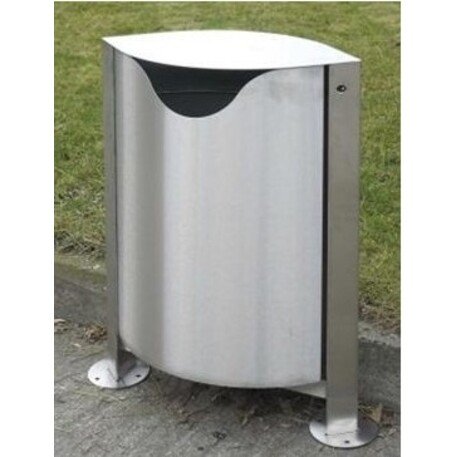 Metal litter bin 'BS/KU150N / 55L'