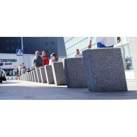 Столбик ограждения из бетона '30x30x40cm'