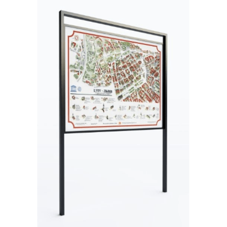 Information stand / Display board 'Modernista 914'