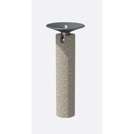 Outdoor drinking fountains of metal 'Urbus / Concrete'