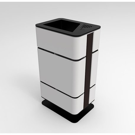 Metal litter bin 'Ash / 50L'