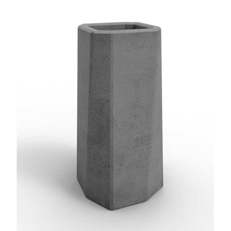 Vaso da fiori in cemento 'STF/19-15-16MDL / 50x50xH/70cm'
