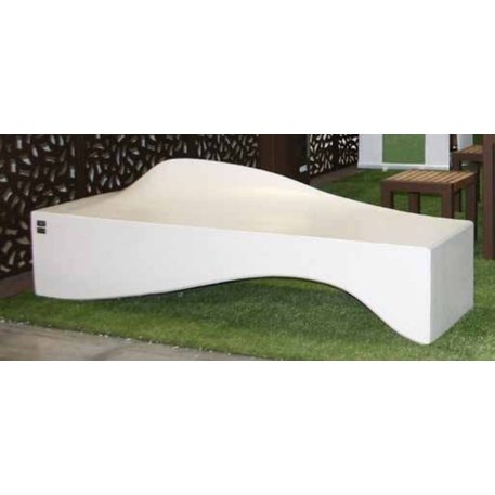 Concrete bench 'Wave'