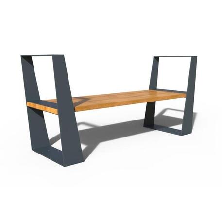 Metal bench without backrest 'IROKO_STF/23-02-11MDL'