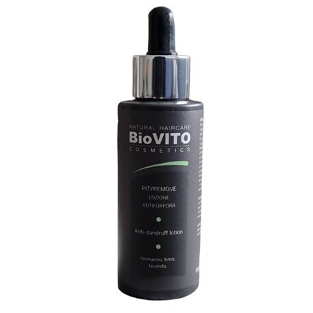  BiOVITO Cosmetics / Rebitalia Bio Natural Pityremove Anti-dandruff Lotion, Интенсивный лосьон против перхоти и себореи с экстрактами розмарина, лаванды и тимьяна, 100мл