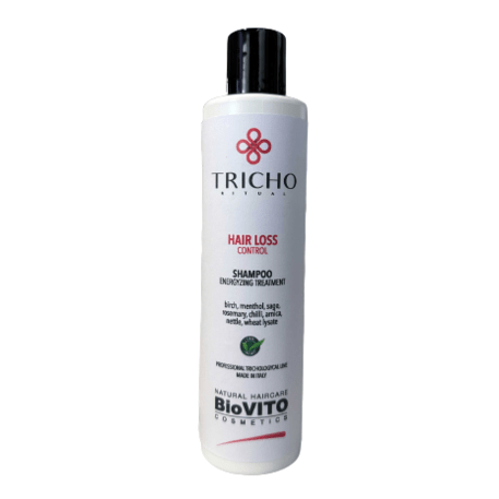 BiOVITO Cosmetics / SINERGY Cosmetics  Anti-Hair Loss Energyzing Shampoo, Shampoo anticaduta agli estratti di betulla, menta, salvia, rosamrina, 250ml