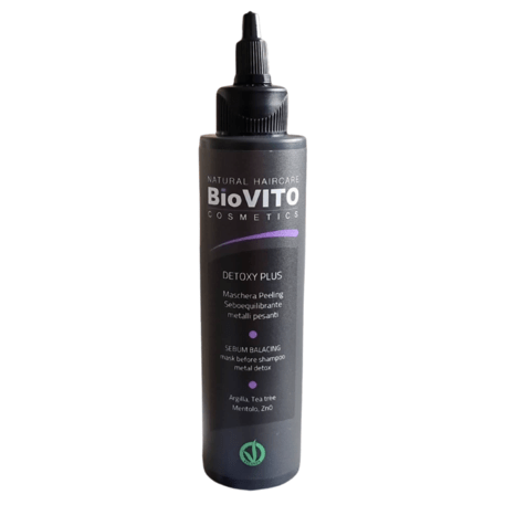 'BiOVITO Cosmetics' Bio Natural Detoxy Plus Peeling, Mask sebum-balancing action, Oczyszczająco-detoksykująca maska ​​peelingująca z ekstraktami z pokrzywy, rozmarynu, łopianu, 150ml