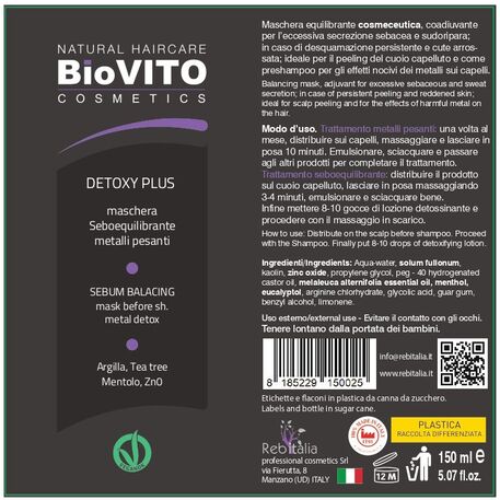  BiOVITO Cosmetics’ Bio Natural Energizzante Set Anti-Hairloss, Energizuojantis rinkinys nuo plaukų slinkimo su Serenojinių palmių ekstraktu, pipirais, migdolų aliejumi