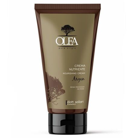  Dott.Solari Cosmetics  OLEA No-rinse Nourishing Cream with Argan Oil, Питательный несмываемый крем для волос с аргановым и льняным маслом, 150мл