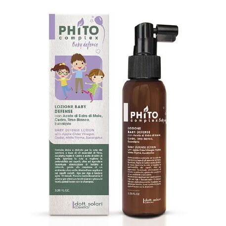  Dott.Solari Cosmetics  Phito Complex Baby Defense Lotion, Лечебный лосьон для волос для детей, 100мл