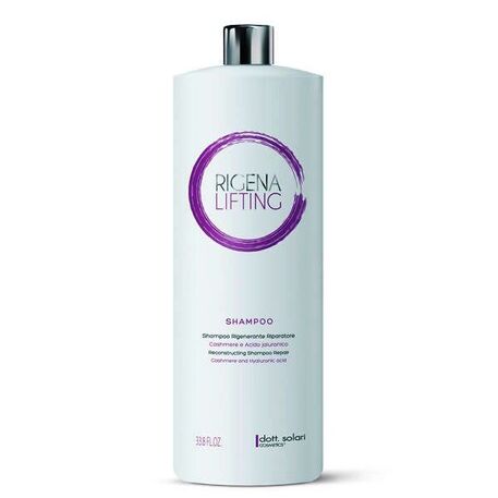  Dott.Solari Cosmetics  Rigena Lifting Shampoo Regenerating Repairer, Atstatomasis, valomasis plaukų šampūnas, 1000ml