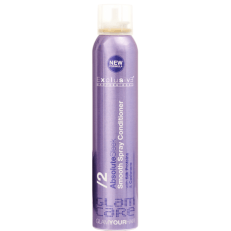  Exclusive Professional  GLAM CARE ABSOLUTE SLEEK Smooth Spray Conditioner, Glotninantis plaukus kondicionierius su šilko baltymais, kašmyru, 200ml