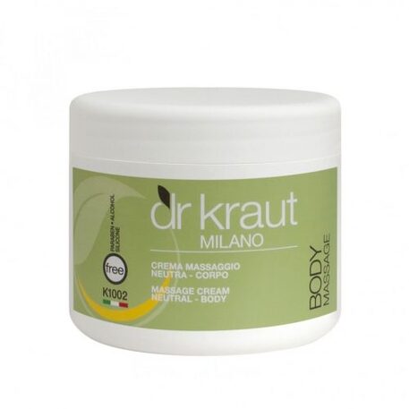 ‘Dr. Kraut’ Massage Cream Neutral Masažinis neutralus kremas 500ml