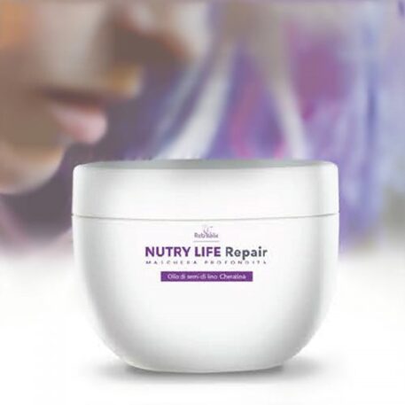 ‘Rebitalia’ Nutry Life Repair Color Mask Tiefenreinigungsmaske schützt die Haarfarbe 1000ml
