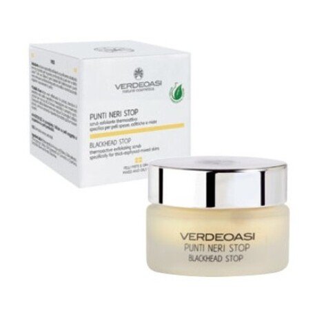 ‘VERDEOASI’ Blackhead Stop Termo aktyvus šveitiklis nuo spuogų grubiai ir mišriai odai 15ml