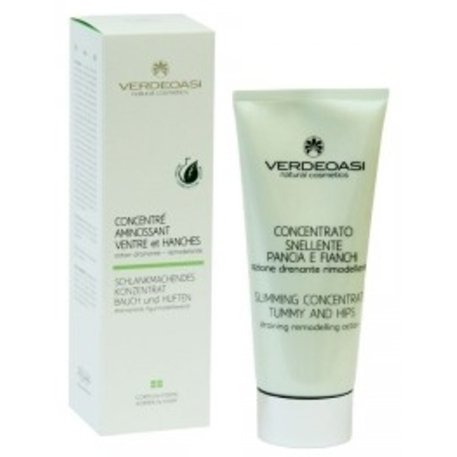 ‘VERDEOASI’ Slimming Concentrate Tummy and Hips Koncentruotas kremas apimčiai gerinti pilvo ir klubų srityje 200ml
