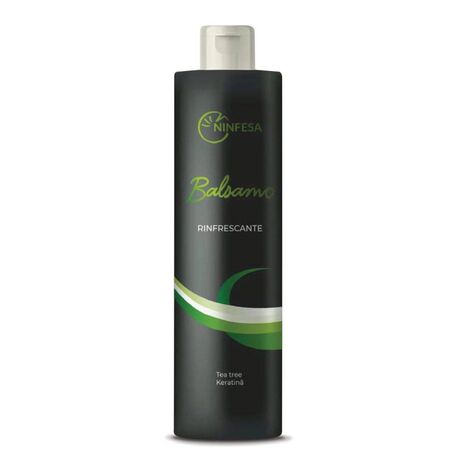 'NINFESA' Bio Natural Tea Tree Balsam, Refreshing, disinfecting shampoo for sensitive skin before hair loss with tea tree oil, mint extract, 250ml