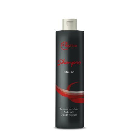 NINFESA Energizzante Shampoo Anti-Hairloss, Szampon przeciw wypadaniu włosów z Serenoa Serrulata, Pieprzem, Olejem Migdałowym, 250ml
