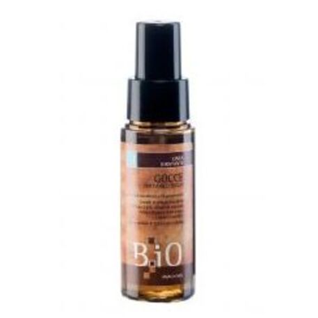  Sinergy Cosmetics  B.iO Moisturizing Drops for Dry Hair, Olio idratante per capelli secchi con oli di mandorle e menta, 50ml