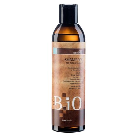 'Sinergy Cosmetics' B.iO Moisturizing Shampoo for Dry Hair, Feuchtigkeitsspendendes Shampoo für trockenes Haar mit Hyaluronsäure, Mandel, Aloe, Minzöl, 250ml