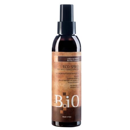 'Sinergy Cosmetics' B.iO Nourishing - Restructuring Eco Spray, Bio spray nutriente e rigenerante con oli di timo, rabarbaro, girasole, oliva, 150ml