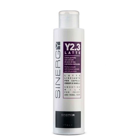 'SINERGY Cosmetics' Milk For Frizzy And Rebel Hair Y2.3, Crema al latte per capelli ribelli + protezione termica con olio di semi di lino, 150ml