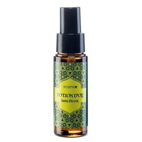 'SINERGY Cosmetics' Potion D Or Argan Hair Elixir, Feuchtigkeitsspendendes Luxus-Haarelixier mit reinem Arganöl, 50ml